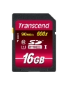 Transcend karta pamięci SDHC UHS-1  16GB Class 10 ULTIMATE HD VIDEO - nr 20