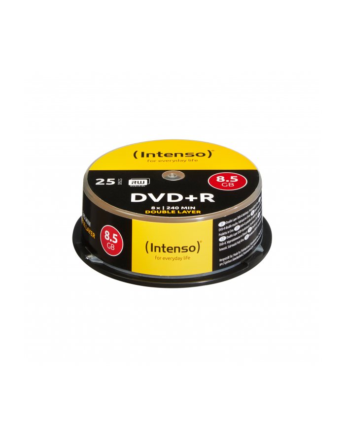 DVD+R DL DoubleLayer Intenso [ cakebox 25 | 8,5GB | 8x ] główny