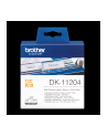 Taśma Brother samoprzylepne etykiety papierowe (termiczne) 17x54mm, 400 szt. - nr 25