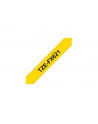 Taśma Brother 9mm BLACK  ON YELLOW FLEXIBLE ID - nr 39