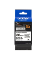 Taśma Brother 36mm BLACK ON WHITE ADHESIVE TAPE - nr 45