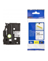 Taśma Brother 36mm BLACK ON WHITE ADHESIVE TAPE - nr 47