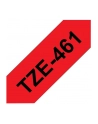 Taśma Brother 36mm BLACK ON RED - nr 25
