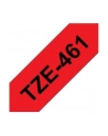 Taśma Brother 36mm BLACK ON RED - nr 36