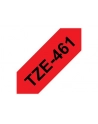 Taśma Brother 36mm BLACK ON RED - nr 7