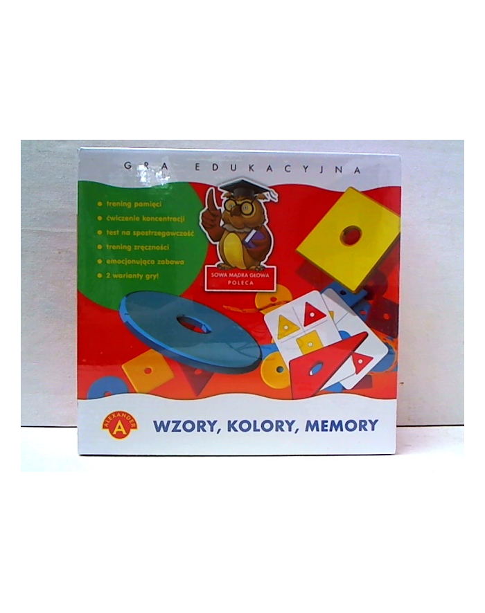 ALEXANDER Gra Memory Wzory, Kolory główny