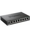 D-Link 8-port 10/100 Metal Housing Desktop Switch - nr 44