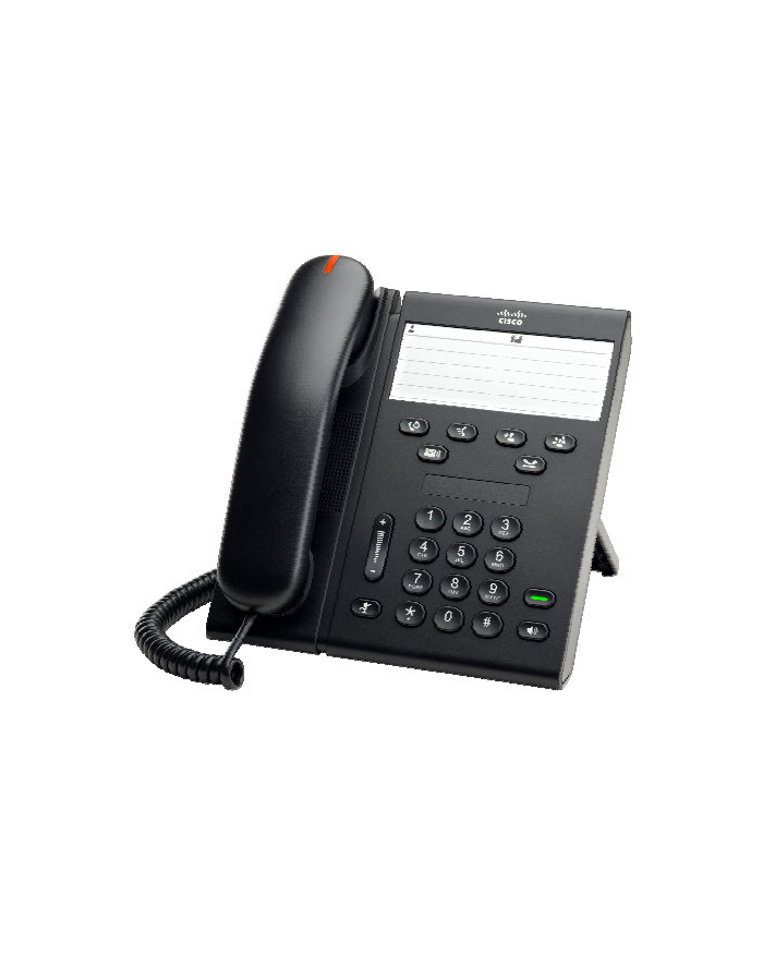 Cisco UC Phone 6911, Charcoal, Standard handset główny
