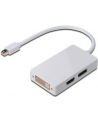 Adapter DisplayPort 1.1a miniDP-DP+HDMI+DVI 0.2m - nr 12