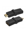 Adapter kątowy HDMI typ A męski do żeński - nr 10