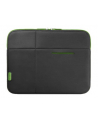 13.3'' etui AIRGLOW;1x kom.,neopren,czarna z zielonym - nr 2