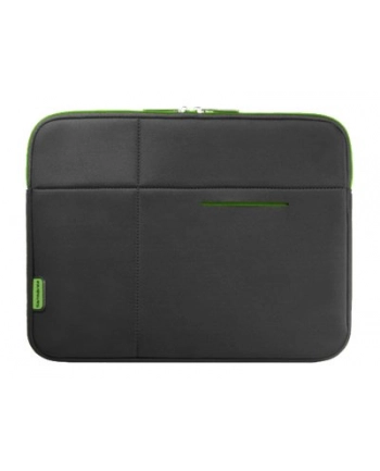 13.3'' etui AIRGLOW;1x kom.,neopren,czarna z zielonym