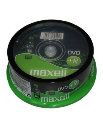 Płytki MAXELL DVD+R 4,7 16x cake 25