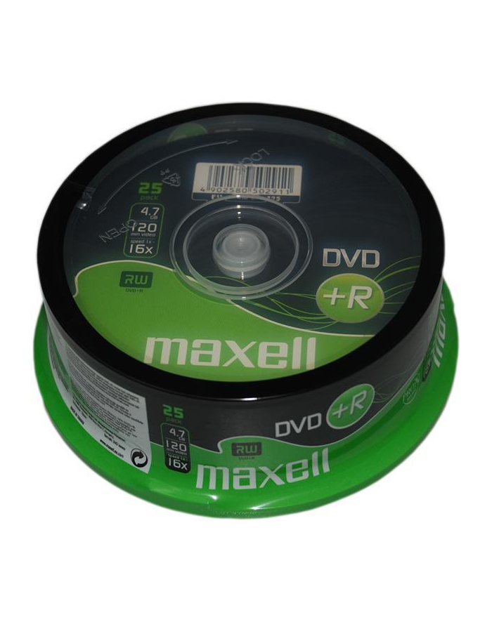 Płytki MAXELL DVD+R 4,7 16x cake 25 główny
