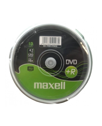 Płytki MAXELL DVD+R 4,7 16x cake 10