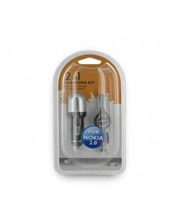 4World zestaw ładujący GSM 2in1 Samsung, USB i samochód 12-24V