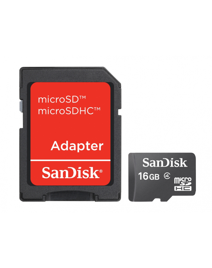 Sandisk karta pamięci Micro SDHC 16GB + Adapter SD główny