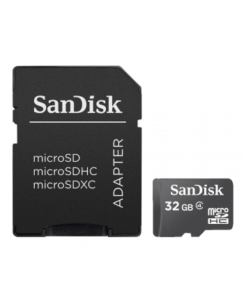 Sandisk karta pamięci Micro SDHC 32GB + Adapter SD
