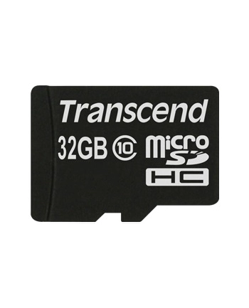 Transcend memory card Micro SDHC 32GB Class 10 + Adapter