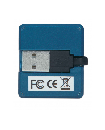 Manhattan Hub USB 2.0 4 porty Micro