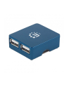 Manhattan Hub USB 2.0 4 porty Micro - nr 58