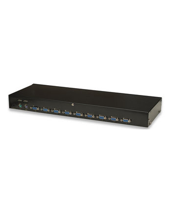 Intellinet KVM przełącznik 8 portów combo USB + PS/2 rack 19'' OSD