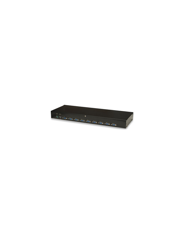 Intellinet KVM przełącznik 8 portów combo USB + PS/2 rack 19'' OSD główny