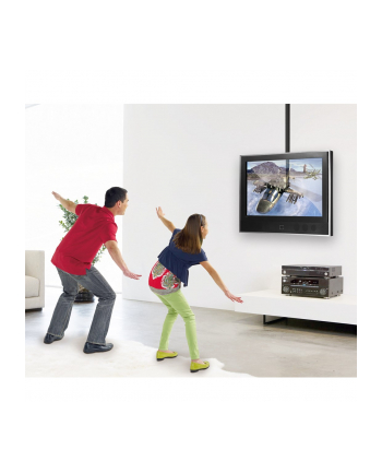 Uchwyt sufitowy do telewizora lub monitora Maclean MC-580B 17-37 vesa 200x200 do 50 kg