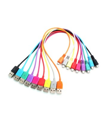 Kabel USB 2.0 MICRO 5pin, AM / B MICRO transfer/ładowanie 1.0m czerwony