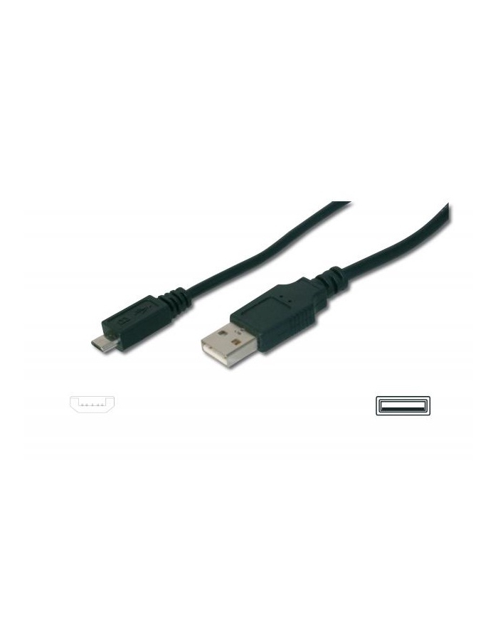 Kabel USB2.0 A/M - mikro B/M 1,8m główny