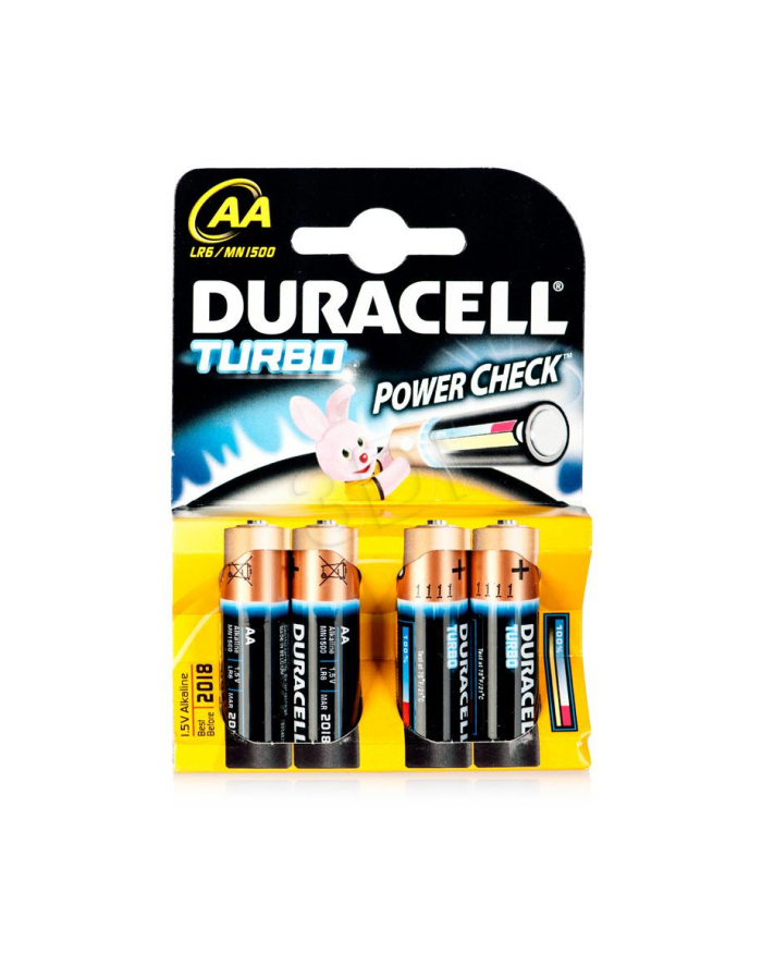 Bateria DURACELL LR6/MN1500 Turbo 4szt główny