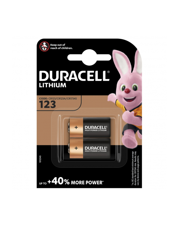 Bateria Litowa DURACELL 123 Ultra M3(B2) fotograf. główny