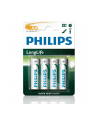 Bateria PHILIPS R6L4B/10 LONGLIFE ( idealna do zegarów  kalkulatorów  pilotów i radia ) - nr 4