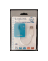 HUB USB 2.0 4-portowy 'Smile' - niebieski - nr 1