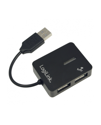 HUB USB 2.0 4-portowy 'Smile' - czarny              UA0139