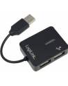 HUB USB 2.0 4-portowy 'Smile' - czarny              UA0139 - nr 6