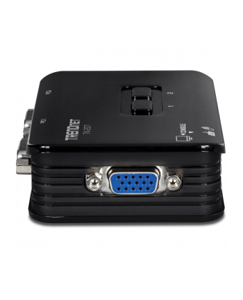 KVM Switch 2xK/V/M 2048x1536 USB 2xCables TK-207K nr 1