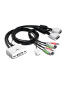 KVM Switch 2xK/V/M 1900x1200 2xUSB/DVI/audio/mic TK-214i - nr 1