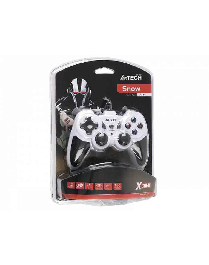 Gamepad A4T  X7-T4 Snow USB/PS2/PS3 główny