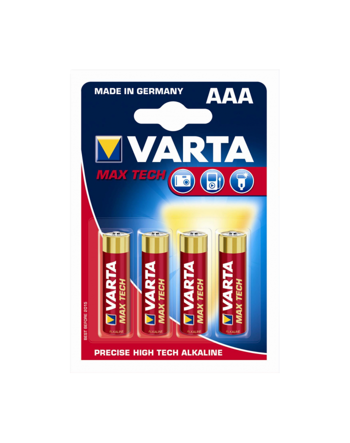 Baterie VARTA Max Tech, Micro LR03/AAA - 4 szt główny