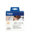 Etykiety Brother DK11219   12 mm 1/2 średnica  - 1200 etykiet - nr 10