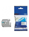 Taśma do P-touch MK-221 BZ (Blister) 9mm biała / czarny nadr - nr 22