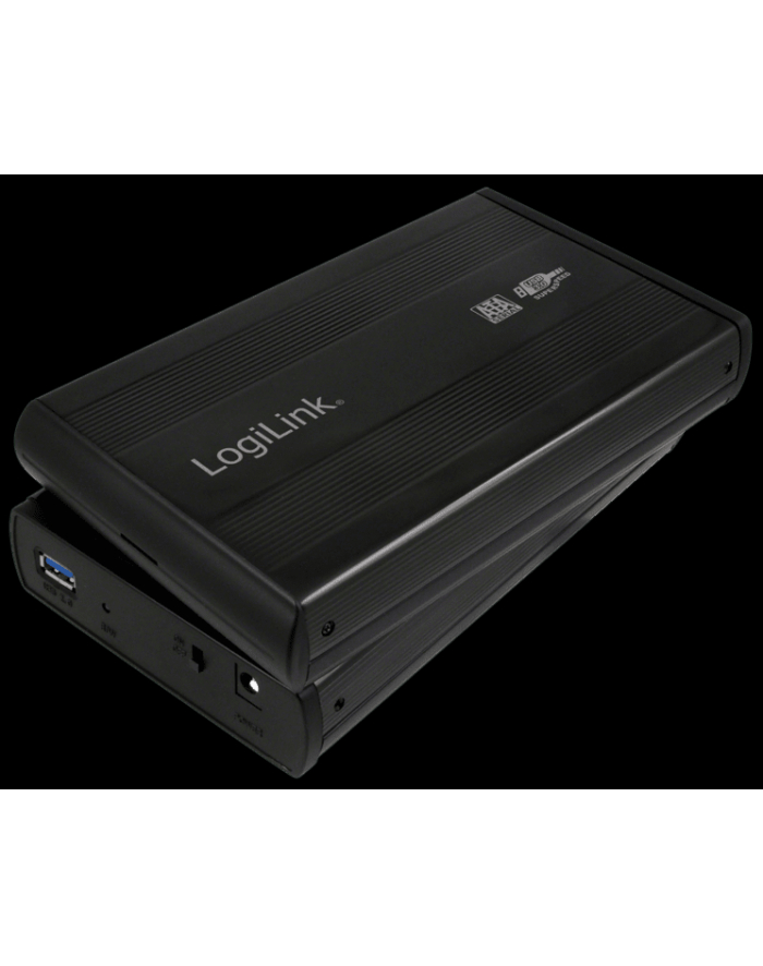 LOGILINK UA0107, 3.5 SATA  drive case, USB 3.0  black, ALU główny