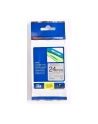 Taśma matowa do P-touch, Brother TZE-M951 24mm srebrna metaliczna/czarny nadruk - nr 19