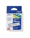 Taśma matowa do P-touch, Brother TZE-M951 24mm srebrna metaliczna/czarny nadruk - nr 26