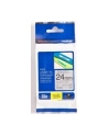 Taśma matowa do P-touch, Brother TZE-M951 24mm srebrna metaliczna/czarny nadruk - nr 37