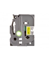 Taśma laminowana mocna do P-touch, Brother TZE-S651 24mm żółta / czarny nadruk - nr 13