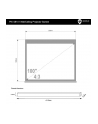 4World Ekrany projekcyjne na ścianę 203x152 (100'', 4:3) biały mat - nr 12