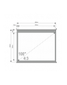 4World Ekrany projekcyjne na ścianę 203x152 (100'', 4:3) biały mat - nr 3