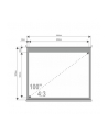 4World Ekrany projekcyjne ze statywem 203x152 (100'',4:3) biały mat - nr 4